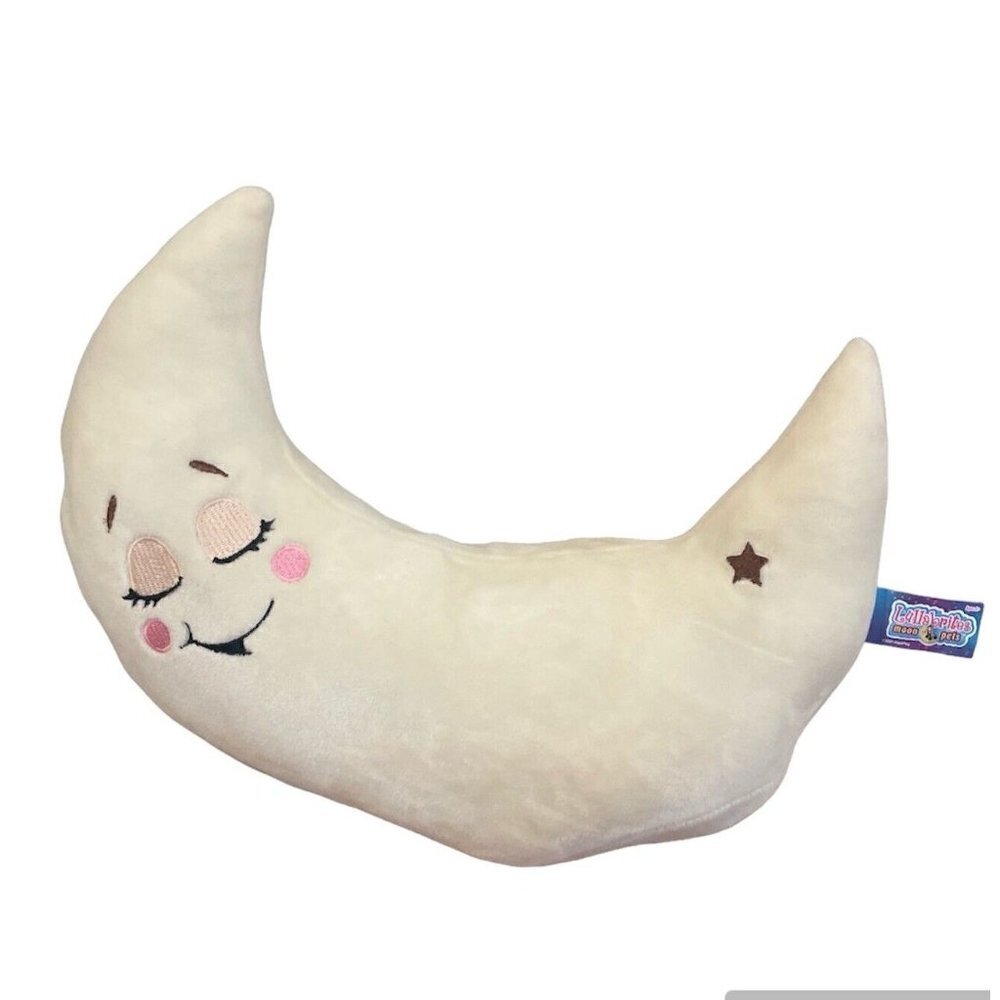Lullabrites Moon Pets Plush Stuffed Light Up Celestial Soft Bedroom Stars Works